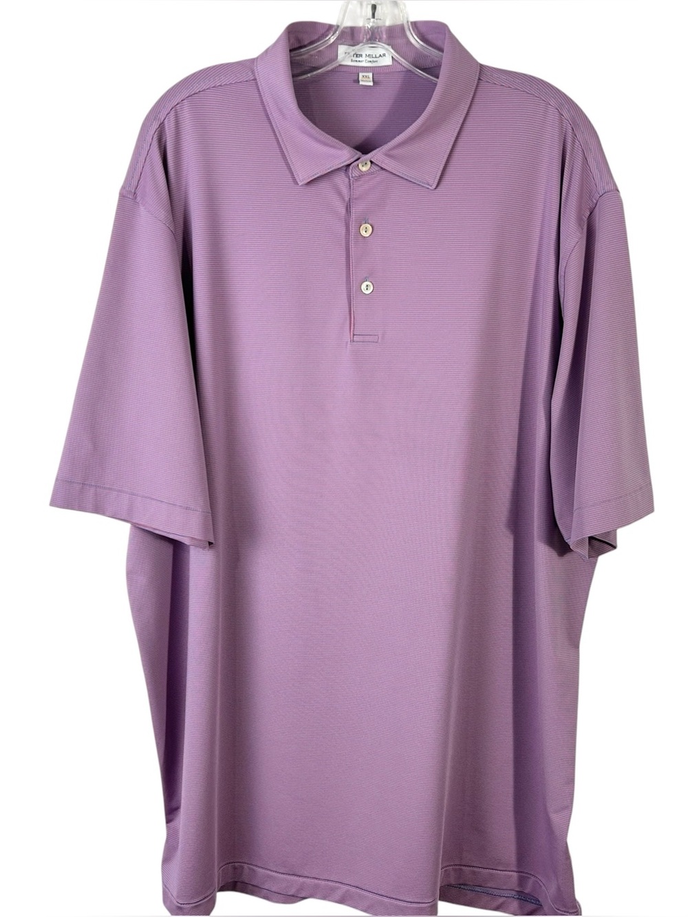 Peter Millar Summer Comfort Polo Shirt XXL S/S Blue & Pink